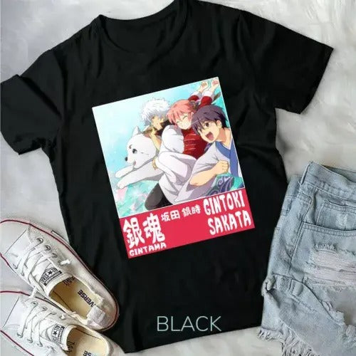 Gintoki Sakata,Gintama,Shirogane No Tamashii Hen, Anime Japanese Unisex T-Shirt Hoodie, Sweatshirt | GrindPrints.com