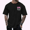 Girl Dad Est 2025 Newborn Daddy Father Girl Dad To Be 2025 T-Shirt | Unisex Cotton Tee, Top Menswear Hoodie, Sweatshirt