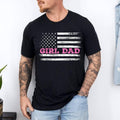 Girl Dad Dad Daughter Dad Outnumbered Cotton Top Menswear T-Shirts, Hoodie, Sweatshirt