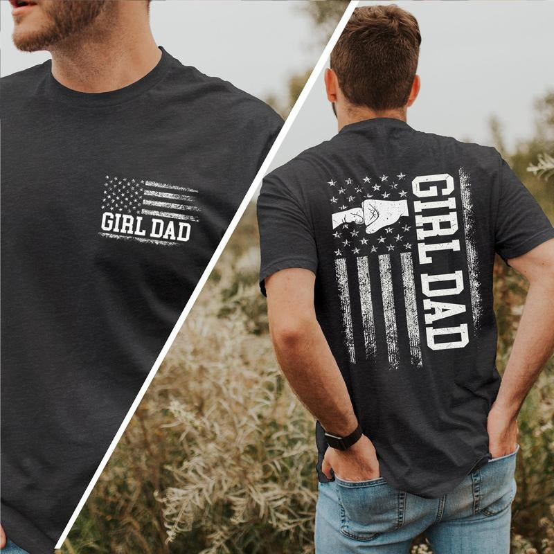 Girl Dad Proud Dad Girl Shirt Daughter Dad New Dad T-Shirts, Hoodie, Sweatshirt
