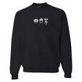 'Girl Dinner' Embroidered Crewneck Sweatshirt T-Shirts, Hoodie | GrindPrints.com