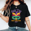 Girl's Trip New Orleans 2024 Shirt, New Orleans Bachelorette T-shirt, Matching Girls Carnival Tee, Nola Trip Shirt For...