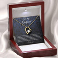 Girlfriend Heart Necklace, Gifts For Girlfriend, Girlfriend Valentine's Day, Girlfriend Gift Idea, Romantic Gift Her,...