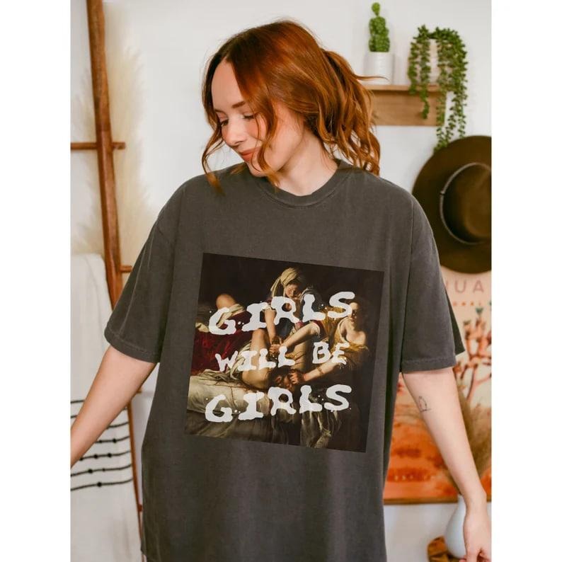 Will Be Judith Beheading Holofernes Artemisia Gentileschi Feminist Equal Rights Burn Patriarchystyle{N002}3 T-Shirts, Hoodie, Sweatshirt