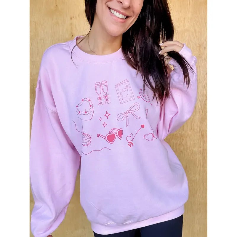 Girly Doodles Graphic Pullover C.O.C. T-Shirts, Hoodie, Sweatshirt | GrindPrints.com