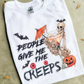 Give Me The Creeps Graphic Top T-Shirts, Hoodie, Sweatshirt | GrindPrints.com