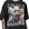 Glen Powell If You Feel It Chase It Shirt Vintage Glen Powell Shirt  - Glen Powell Homage Shirt Twisters 2024 Movie 
