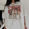 Glen Powell Save A Horse, Ride A Cowboy Gildan & Comfort Colors T-shirt, Sweatshirt, Hoodie | GrindPrints.com