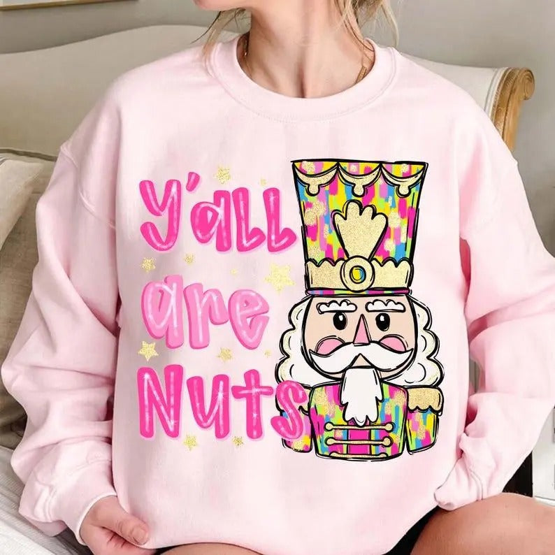 Glitter Christmas Nutcracker Sweatshirt, Hoodie, T