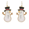 Glitter Snowman Drop Earrings T-Shirts, Hoodie, Sweatshirt | GrindPrints.com