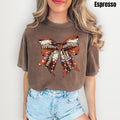 Glittery Football Bow Comfort Colors T-Shirt 'NLB' Hoodie, Sweatshirt | GrindPrints.com