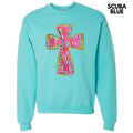 Glitz Pink Cross Sweatshirt T-Shirts, Hoodie | GrindPrints.com
