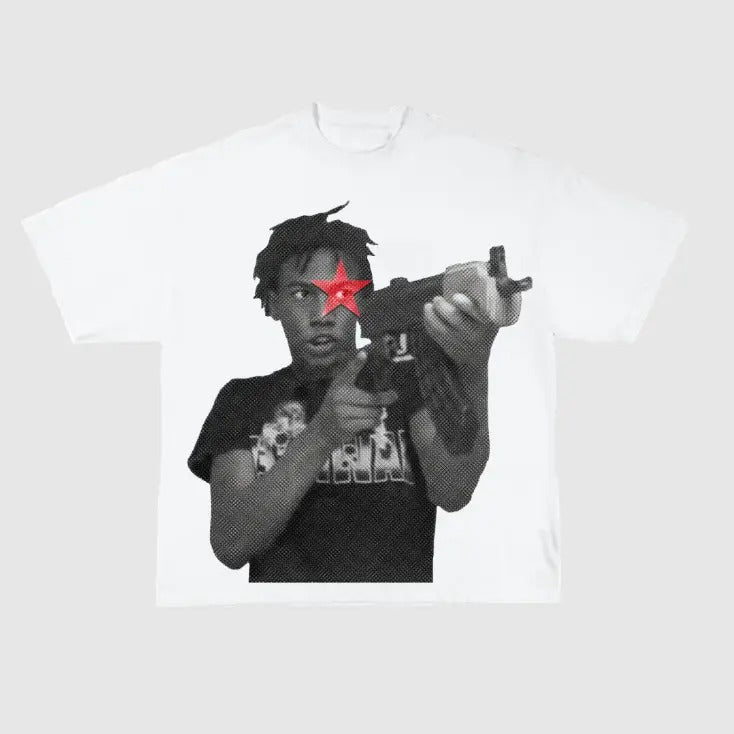 Glokk40spaz Star Graphic Y2k Fashion T Shirt Hoodie, Sweatshirt | GrindPrints.com