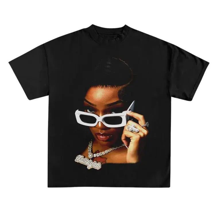 Glorilla shirt - Big Glo tee - rapper shirt - hip hop Hoodie, Sweatshirt | GrindPrints.com