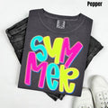 Glowing Summer Comfort Colors T-Shirt 'NLB' Hoodie, Sweatshirt | GrindPrints.com