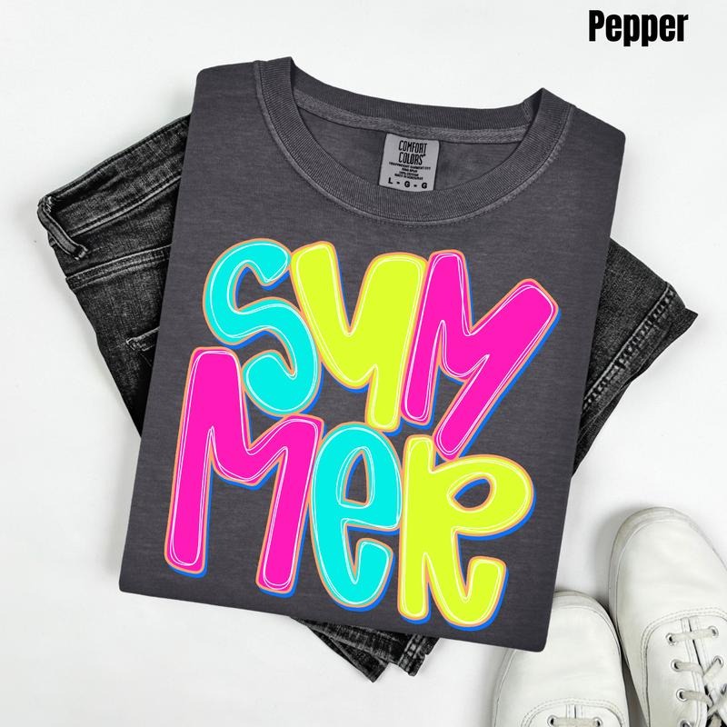 Glowing Summer Comfort Colors T-Shirt 'NLB' Hoodie, Sweatshirt | GrindPrints.com