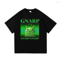 Gnarp Cat tee, Silly Alien Cat Meme tee, brainrot T-shirt, gen z meme T-shirt, stupid cat meme tee, alien cat Unisex...