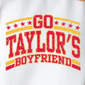 Go Taylor's Boyfriend White Unisex Gildan Sweatshirt T-Shirts, Hoodie | GrindPrints.com