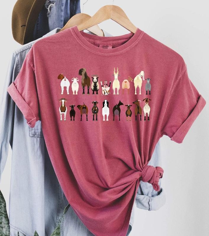 Goat Breeds Farm Animal Lover T-Shirtstyle{n002}2 T-Shirts, Hoodie, Sweatshirt | GrindPrints.com