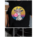 Goat wearing pink glasses women's comfit t-shirt made in usa Hoodie, Sweatshirt | GrindPrints.com