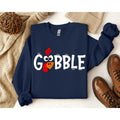 Gobble Sweatshirt, Gobble Turkey Sweatshirt, Thanksgiving Sweatshirt, Turkey Sweatshirt,Thanksgiving Hoodie,Trendy...