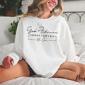 God Fidence Knowing I Can't But He Can Sweatshirt, Religious Hoodie, Jesus Christ Shirt, Christian Tee, Church Shirt, P5158