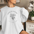 God Is Good All The Time Sweatshirt, Wildflowers Christian Sweatshirt, Bible Verse Hoodie, Religious Shirt, Faith Tee,...