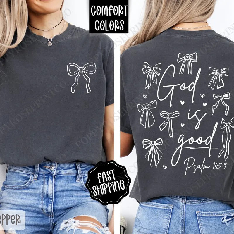 God Is Good Shirt Comfort Colors, Religious Women's Tee, Religious Women's Tshirt Hoodie, Sweatshirt | GrindPrints.com