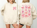 God Says I Am Coquette Bow Sweatshirt, Women's Christian Sweatshirt, Balletcore Christian Sweaer, Christian Girl Gifts,...
