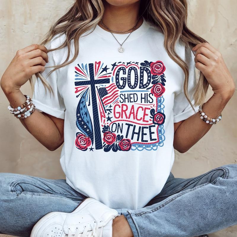 God Shed His Grace On Thee DTF Transfers - THIS IS NOT A SHIRT Hoodie, Sweatshirt | GrindPrints.com