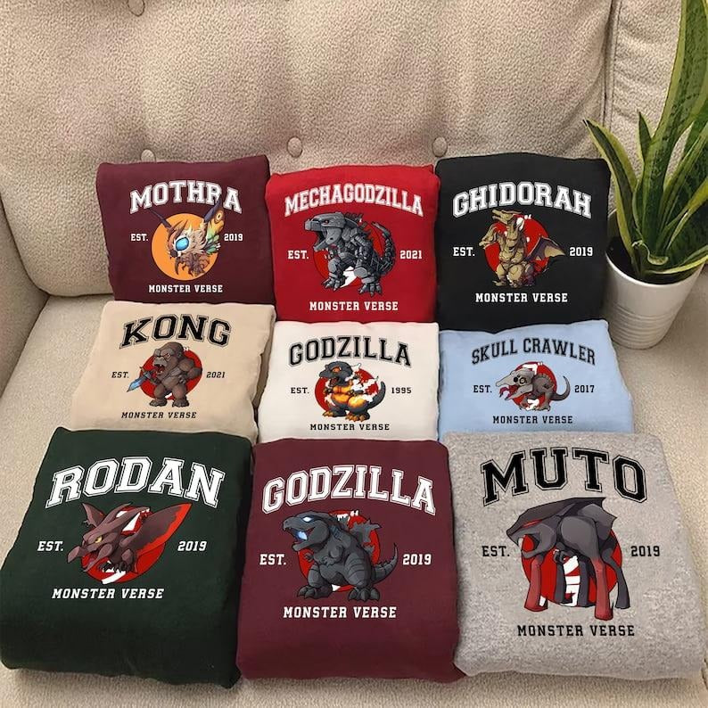Godzilla Character Shirt Godzilla Shirt Godzilla X Kong New Empire 2024 Shirt GodzillaxKong Shirt Godzilla Kong Shirt MonsterVerse T-Shirts, Hoodie, Sweatshirt