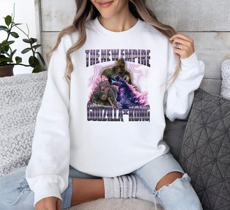 Godzilla X Kong New Empire 2024 Shirt Godzilla X Kong Godzilla Movie Godzilla Movie 2024 T-Shirts, Hoodie, Sweatshirt