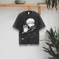 Gojo Oversized Anime T-shirt Anime Streetwear Dyenomite Mineral Wash Oversized Shirt Oversized Gym Clothing T-shirt...