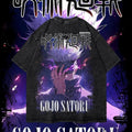 Gojo Satoru Heavy Oversized Dyenomite Mineral Wash T-Shirt Unisex Anime T-Shirt Streetwear & Gym Style Hoodie, Sweatshirt