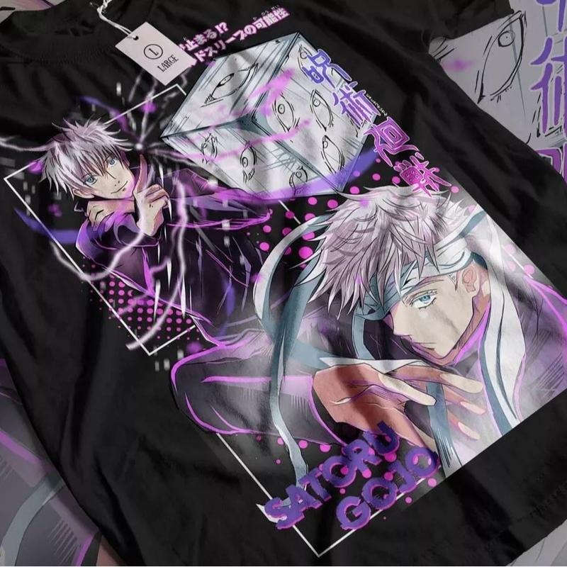 Gojo Satoru T-Shirt Megumi Itadori Yuji Jujutsu Kaisen Sukuna Gift Shirt Hoodie, Sweatshirt | GrindPrints.com