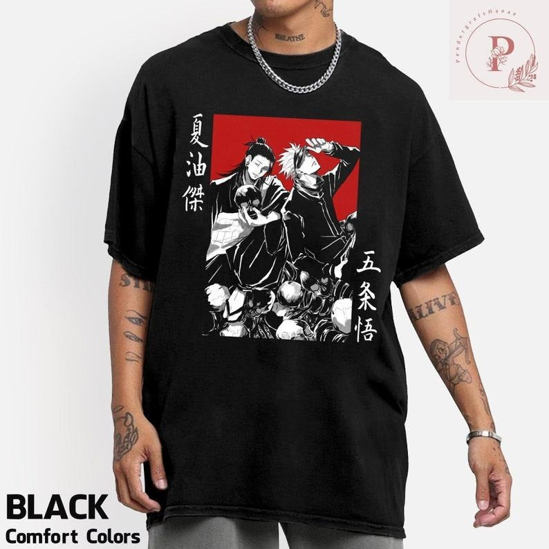 Gojo Satoru and Geto Suguru Shirt, Gojo Shirt, Geto Shirt, Anime Manga Shirt Hoodie, Sweatshirt | GrindPrints.com