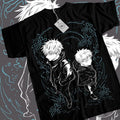 Gojo T-Shirt S-4XL Satoru Megumi Jujutsu Kaisen Yuji Sukuna Anime Black Shirt Tshirt S-4XL Hoodie, Sweatshirt