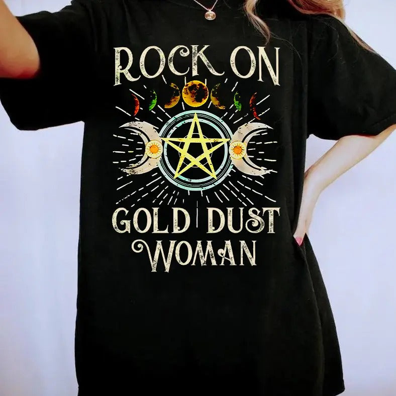 Gold Dust Shirt Sweatshirt Hoodie, Old School Band Shirt, Retro Music Shirt, Rock Band Tee, Gift For Fan | GrindPrints.com