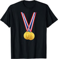 Gold Medals - Funny T-Shirt | Unisex Cotton Tee, Short Sleeve, Size S-5XL Hoodie, Sweatshirt | GrindPrints.com
