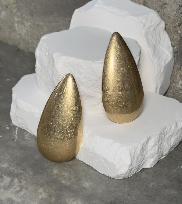 Gold Rush Teardrop Earrings Simple Gold Teardrop Shape Simplicity Versatile Accessory Classic T-Shirts, Hoodie, Sweatshirt