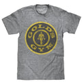 Gold's Gym Circle Logo T-Shirt - Gray Hoodie, Sweatshirt | GrindPrints.com