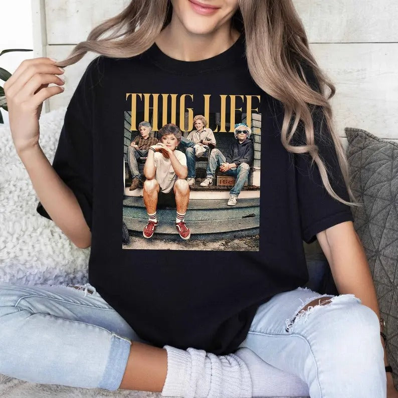 Golden Thug Life Shirt T-Shirts, Hoodie, Sweatshirt