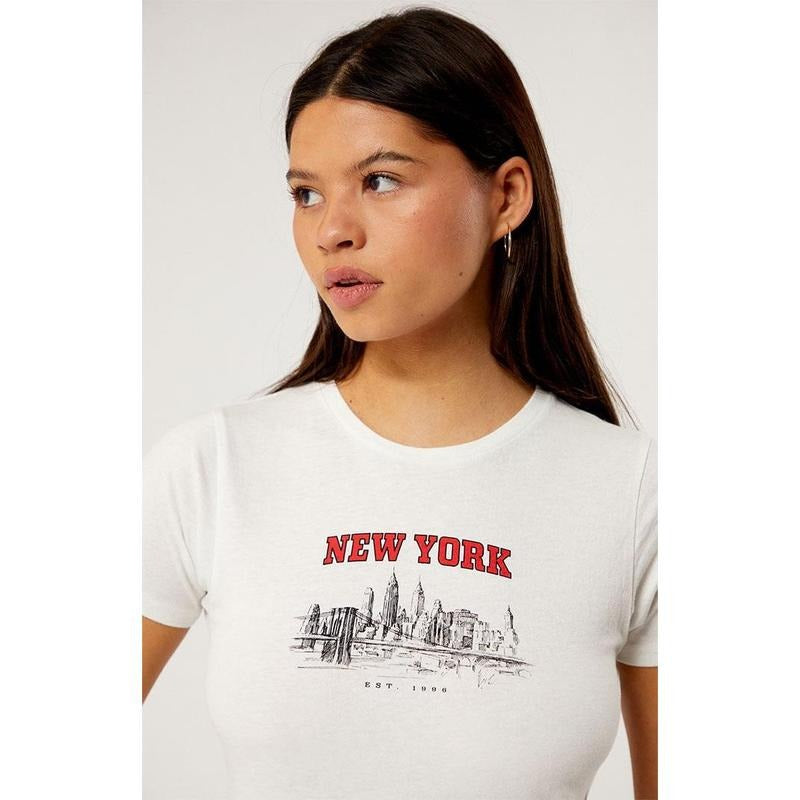 Golden Hour New York Skyline Skimmer T-Shirts, Hoodie, Sweatshirt