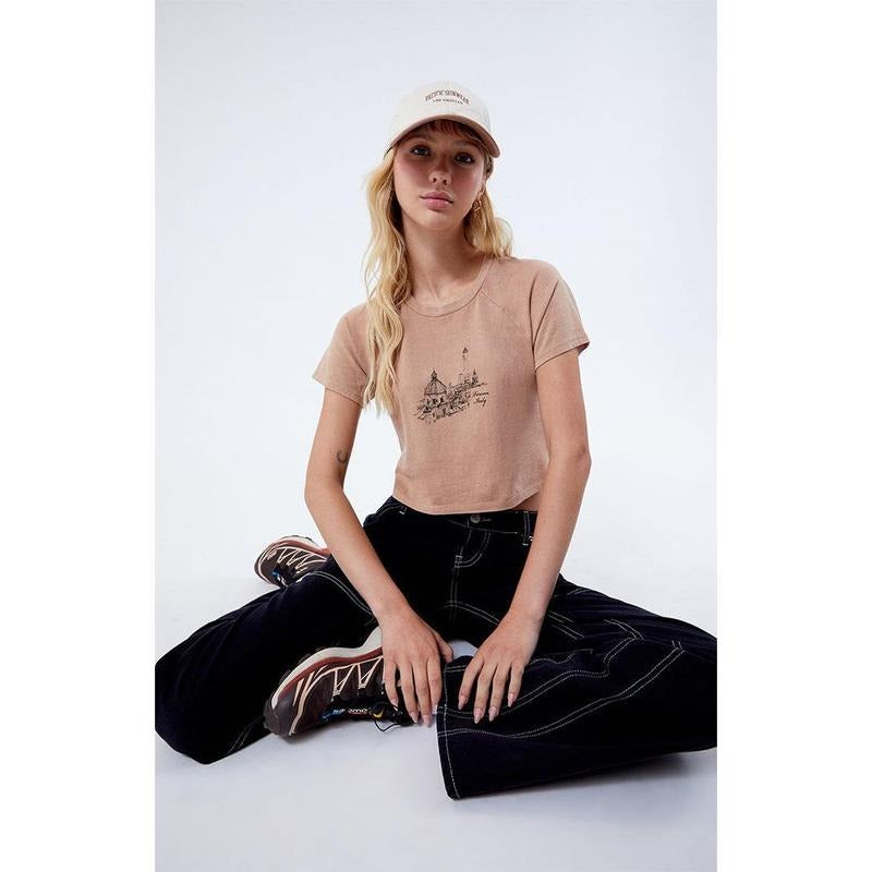 Golden Hour Women's Verona Italy Cropped T-Shirt Hoodie, Sweatshirt | GrindPrints.com
