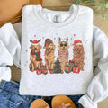 Golden Retriever Christmas Sweatshirt T-shirt Hoodie, Retro Dog Christmas Sweater, Golden Mom, Gift for Dog Lover, Xmas...