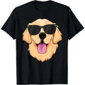 Golden Retriever T-Shirt for Men Sunglasses Pet T-Shirt Made in USA Hoodie, Sweatshirt | GrindPrints.com