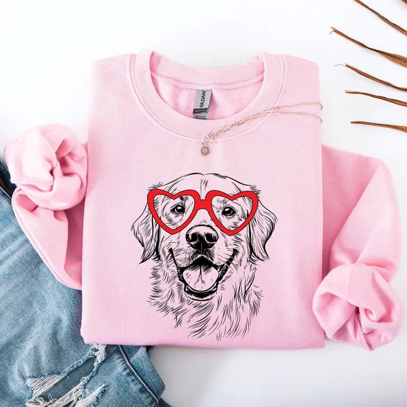 Golden Retriever, Dog Lover Apparel, Pet, Dog Breed, Cute Sweatshirt, Crew Neck, Women's, Crewneck T-Shirts, Hoodie