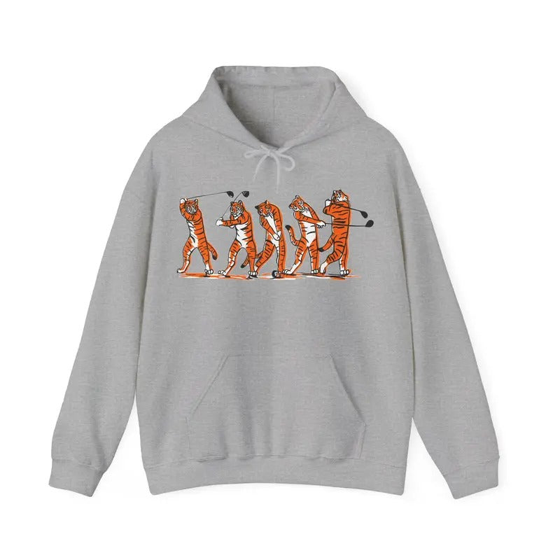 Golf TIGER Swing Gildan-Unisex Hoodie Cotton Classic Fabric T-Shirts, Sweatshirt | GrindPrints.com