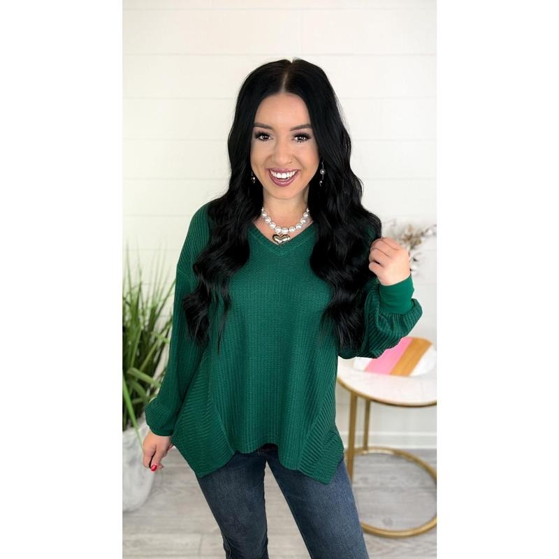Good Things Are Coming V-Neck Top in Green T-Shirts, Hoodie, Sweatshirt | GrindPrints.com