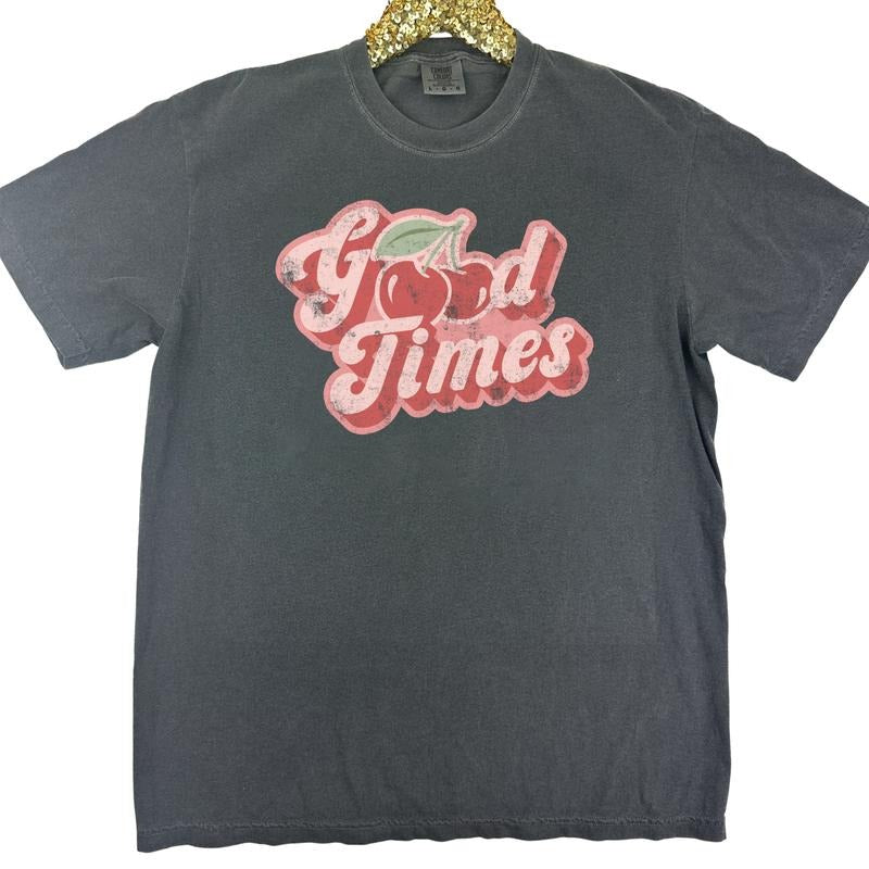 Good Times Cherries Comfort Colors T-Shirt 'NLB' Hoodie, Sweatshirt | GrindPrints.com